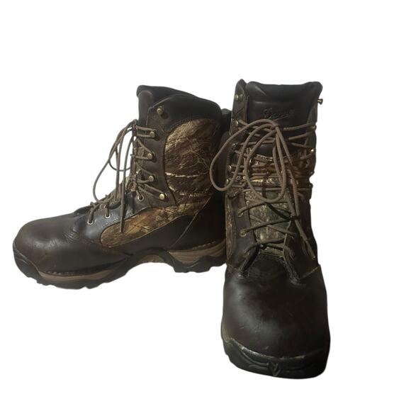DANNER Men's Pronghorn 8" Leather Real Tree Insulated Hunting Boots Size 12 EE - Picture 6 of 9